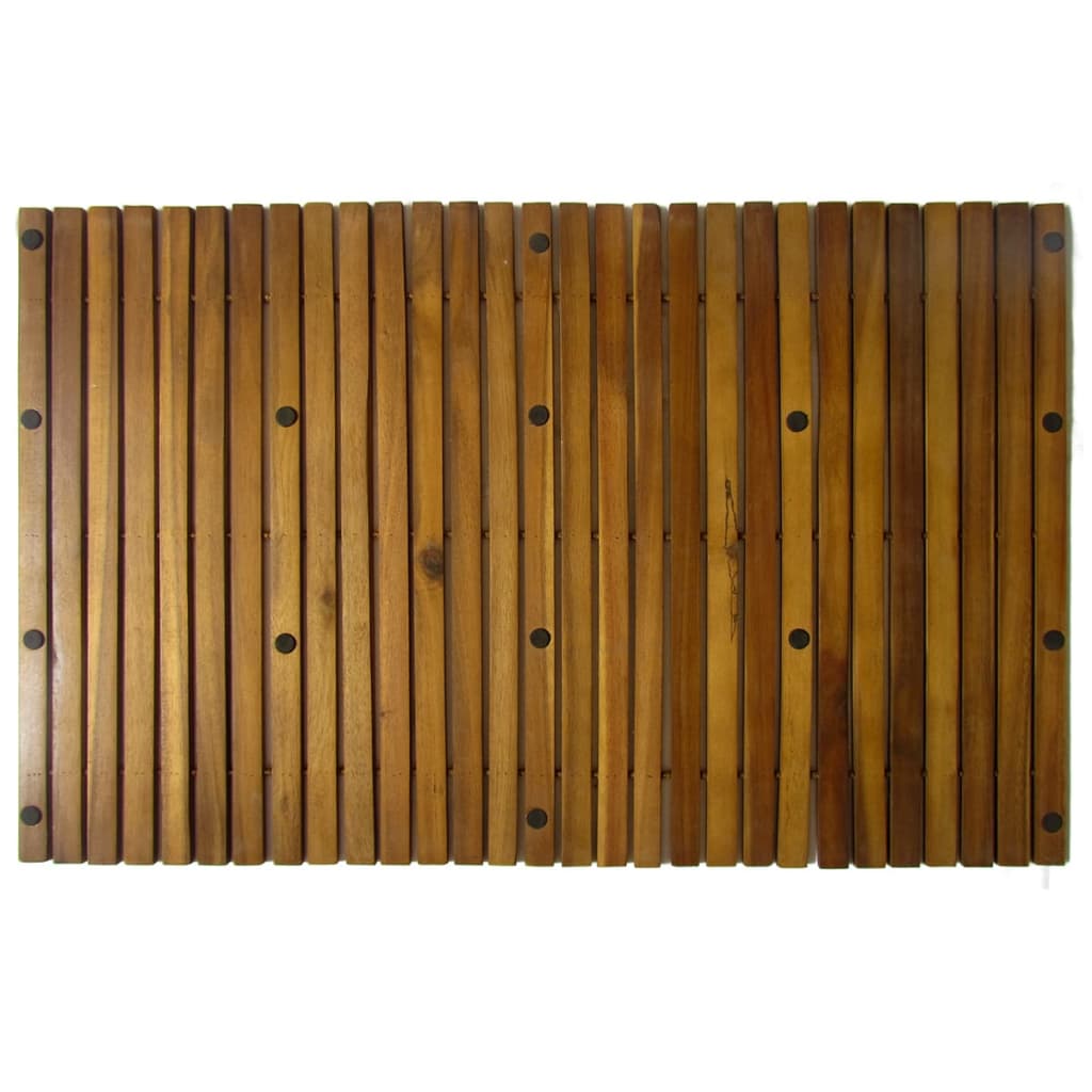 Koka vannas paklājiņš 80 x 50 cm, akācija