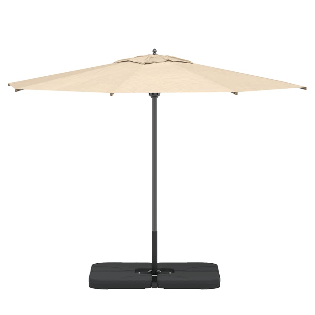 Portable umbrella base, 60l, fillable with sand/water
