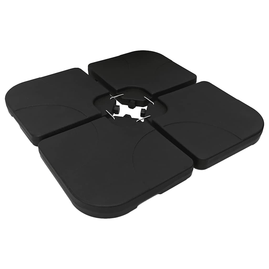 Portable umbrella base, 60l, fillable with sand/water