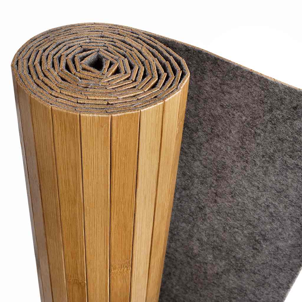 Bamboo room divider, natural color, 250x165 cm