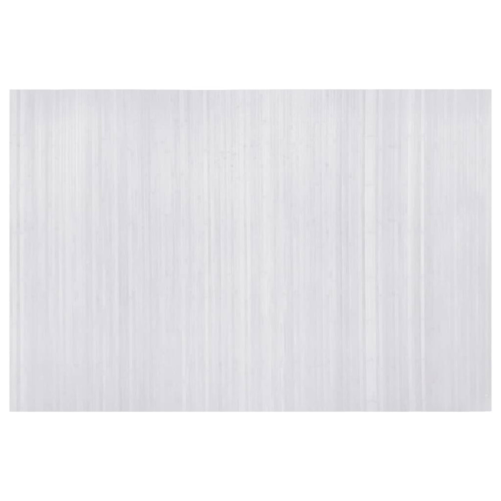 Kambario pertvara iš bambuko, balta, 250x165cm
