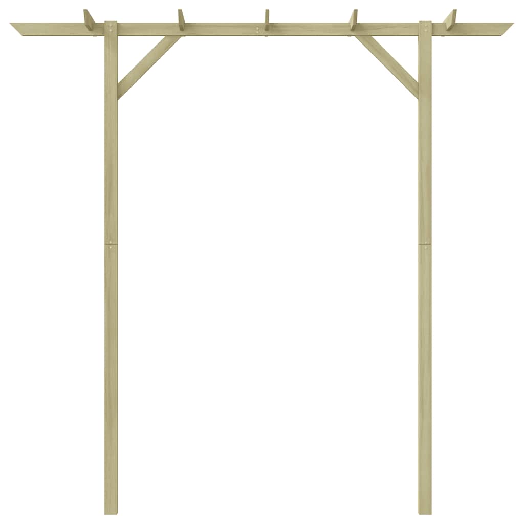 Garden pergola, 205x40x203cm, wood