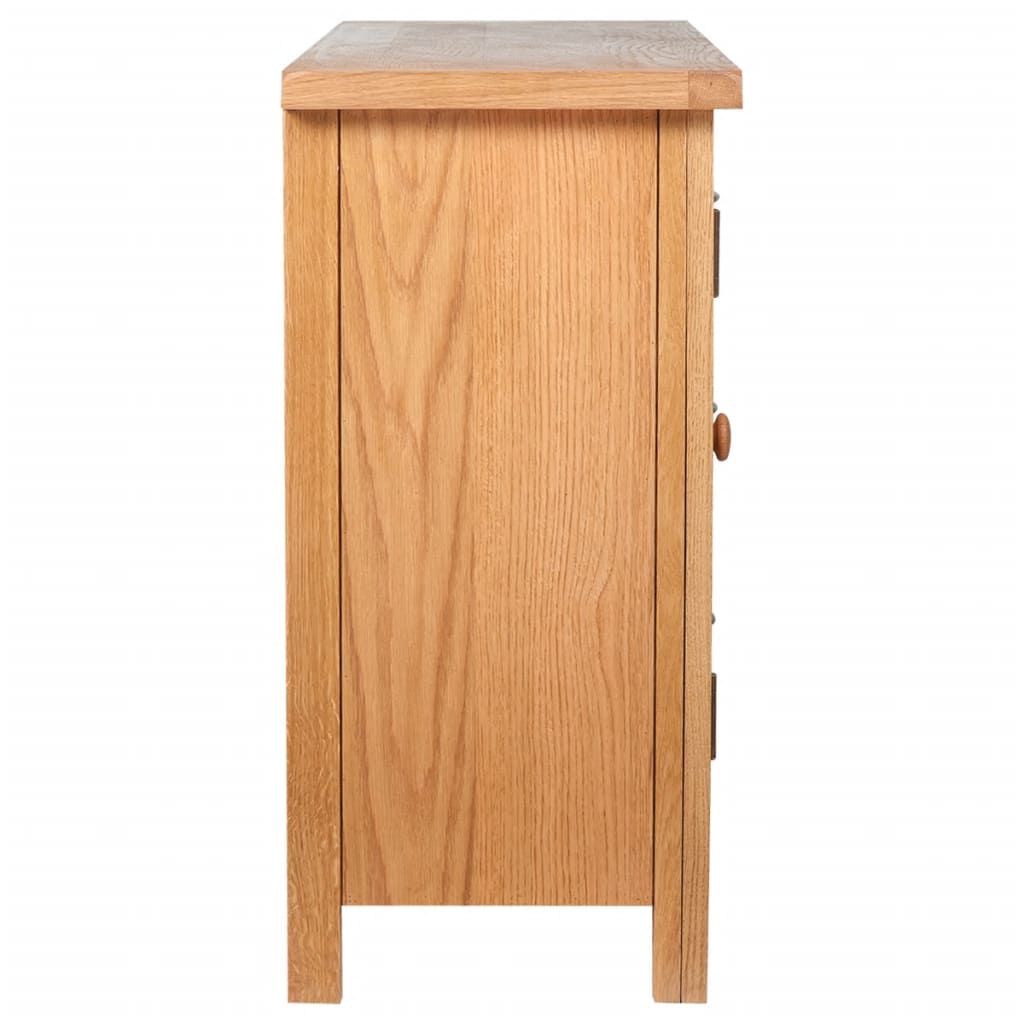 Kumode ar 3 atvilktnēm, 110x33,5x70cm, ozolkoka masīvkoks