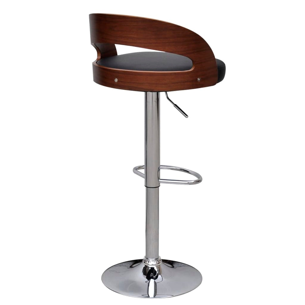 Bar stools, 2 pcs., bentwood