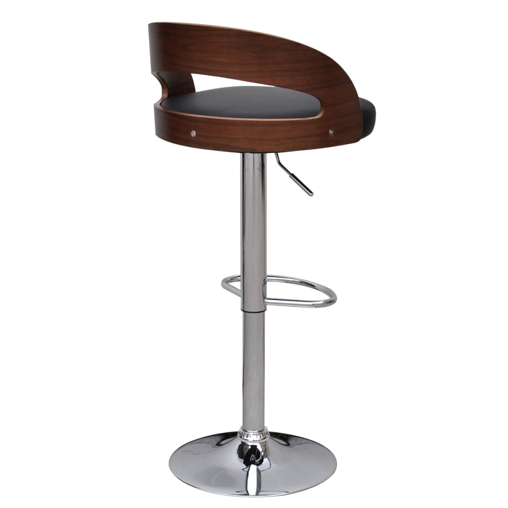 Bar stools, 2 pcs., bentwood