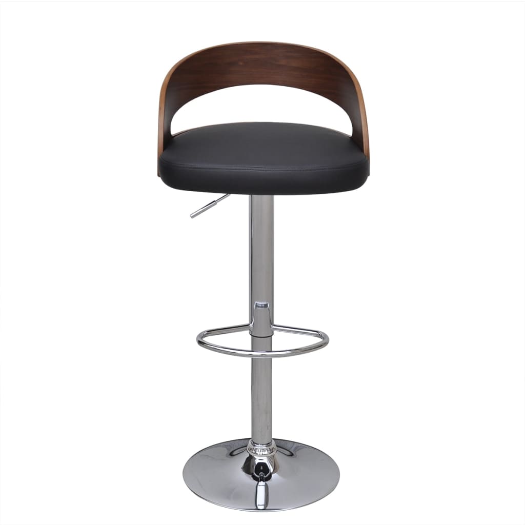 Bar stools, 2 pcs., bentwood