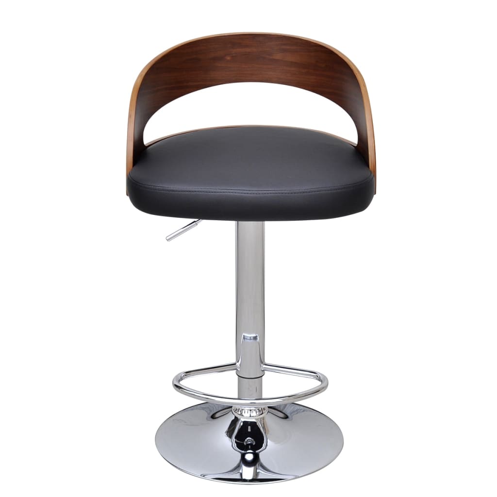 Bar stools, 2 pcs., bentwood