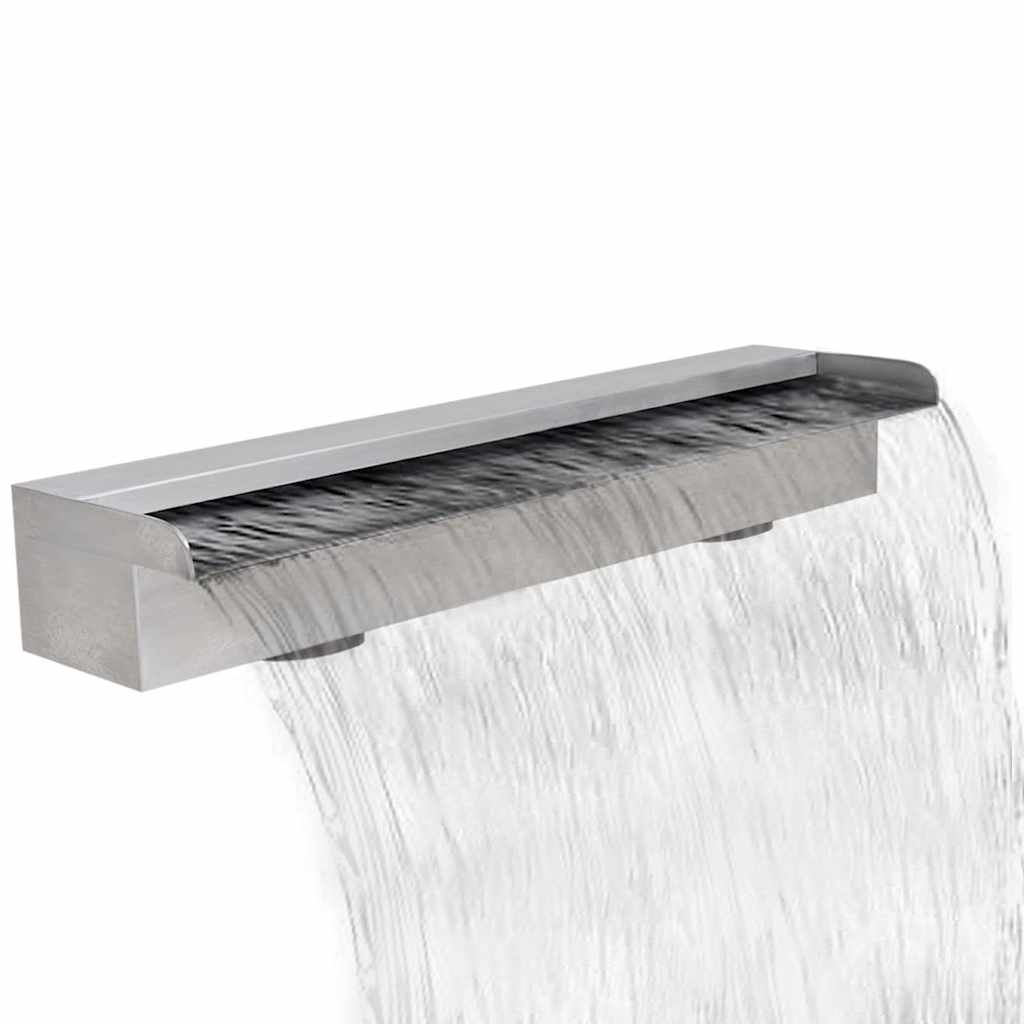 Baseino fontanas, stačiakampio formos, nerūdijantis plienas, 60cm