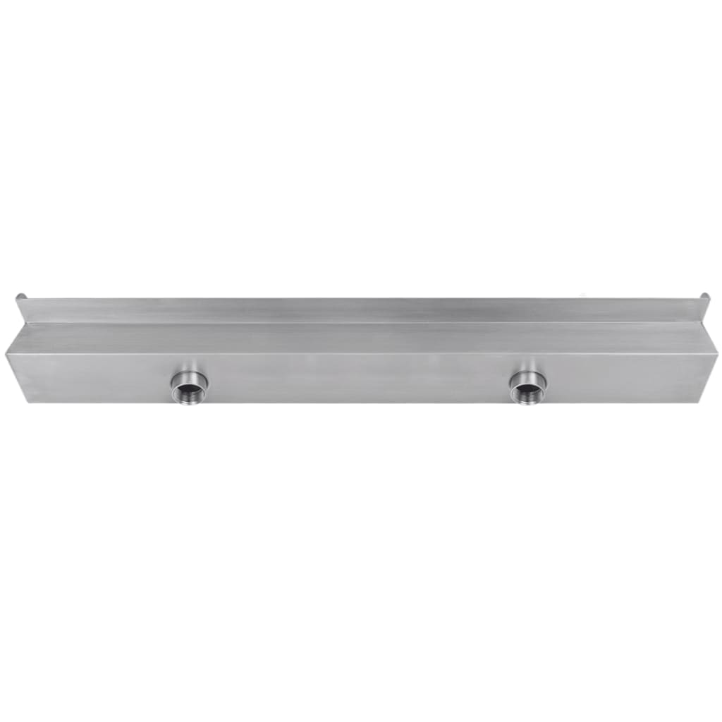 Baseino fontanas su LED, 90cm, stačiak. formos, nerūdijantis plienas