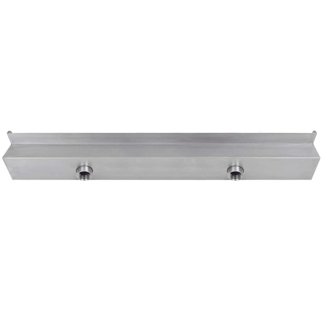 Baseino fontanas su LED, 90cm, stačiak. formos, nerūdijantis plienas