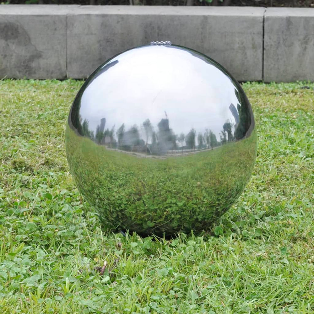 Baseino fontanas-sfera su LED, nerūd. plienas, 40 cm