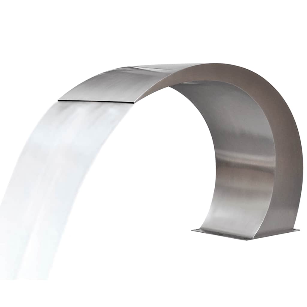Garden Waterfall/Pool Fountain, Stainless Steel, 45x30x60cm