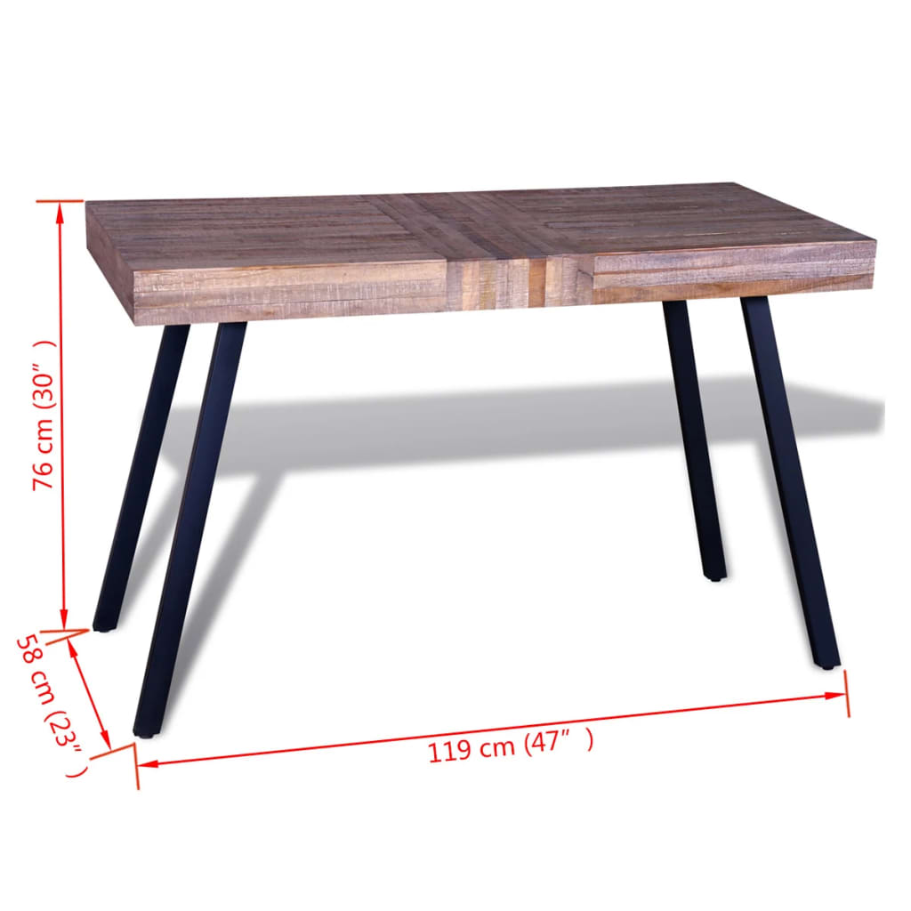 Table ALEXANDRA, teak wood