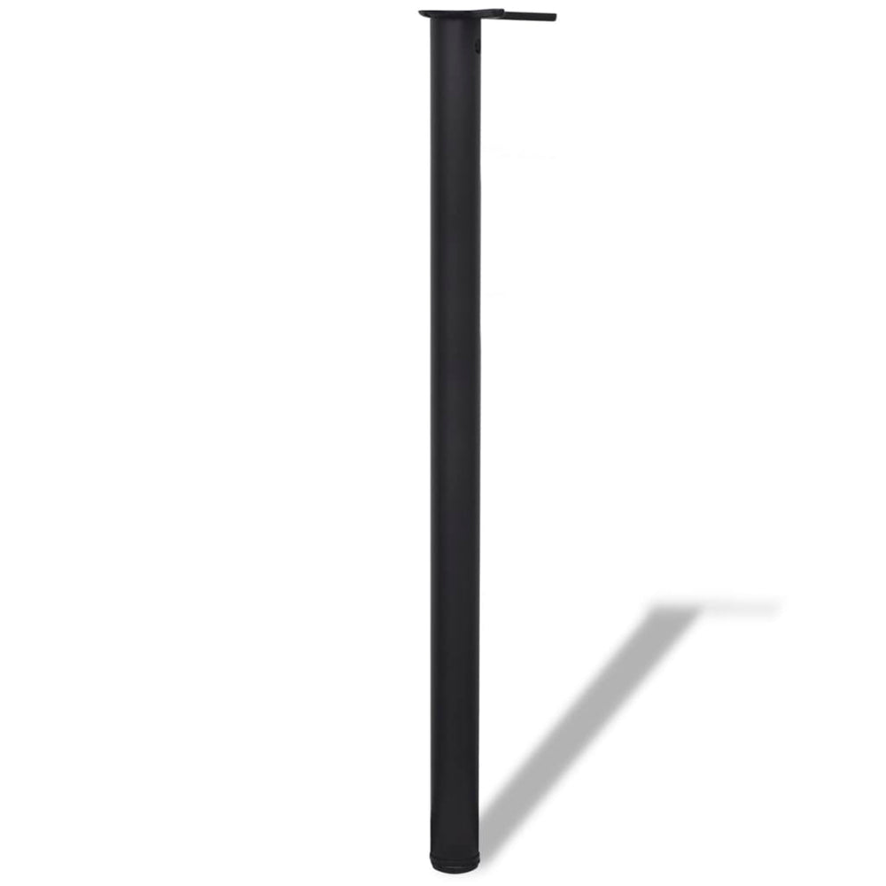 Reguliuojamo aukščio stalo kojos, 4vnt., juodos spalvos, 1100mm