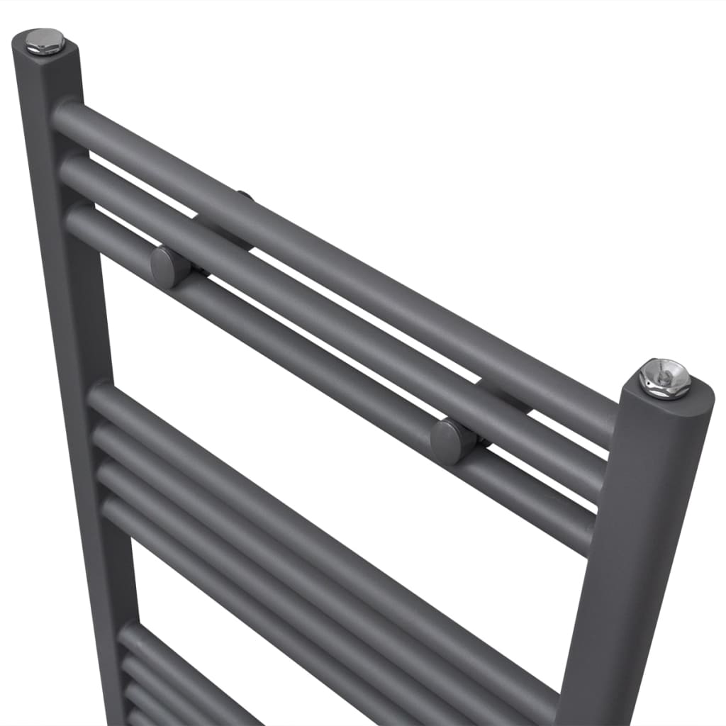 Radiators/dvielļu žāvētājs vannas istabai, pelēks, 600x1160mm
