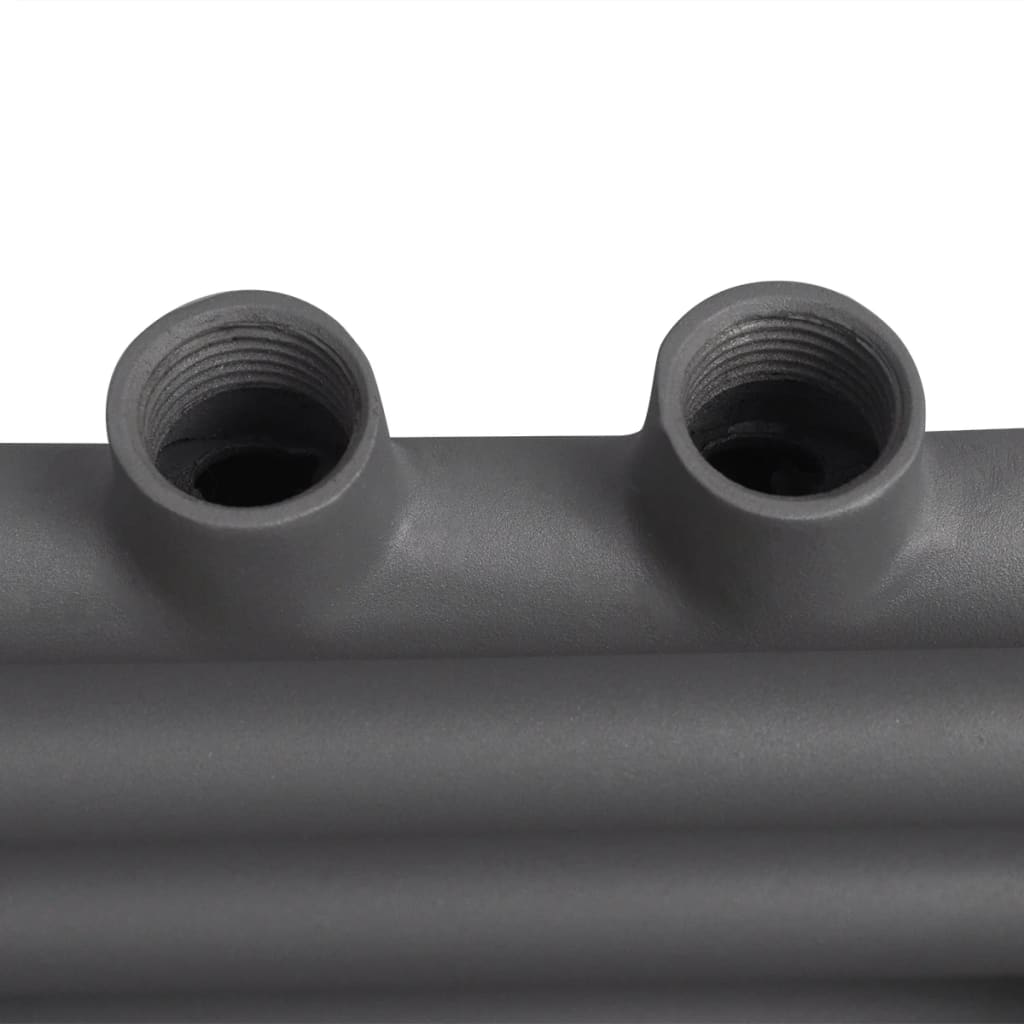 Radiators/dvielļu žāvētājs vannas istabai, pelēks, 600x1160mm