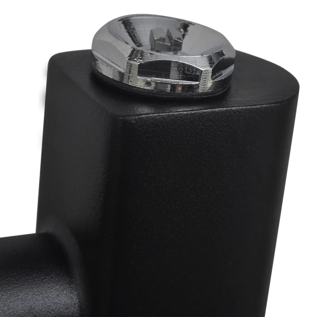 Bathroom radiator/towel dryer, black, 600x764mm