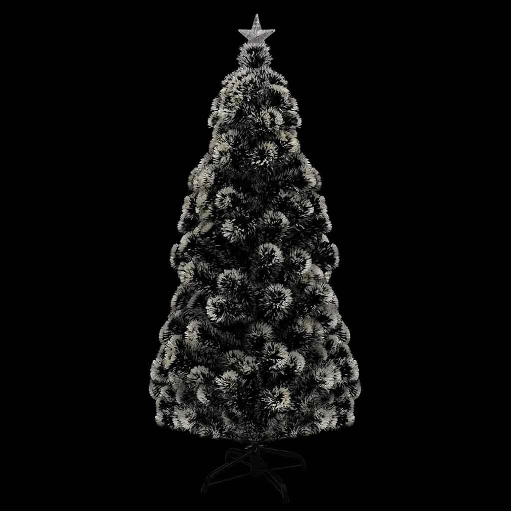 Apšviesta Kalėdų eglutė EMBER GROVE, su stovu ir LED, 210cm., optinis pluoštas