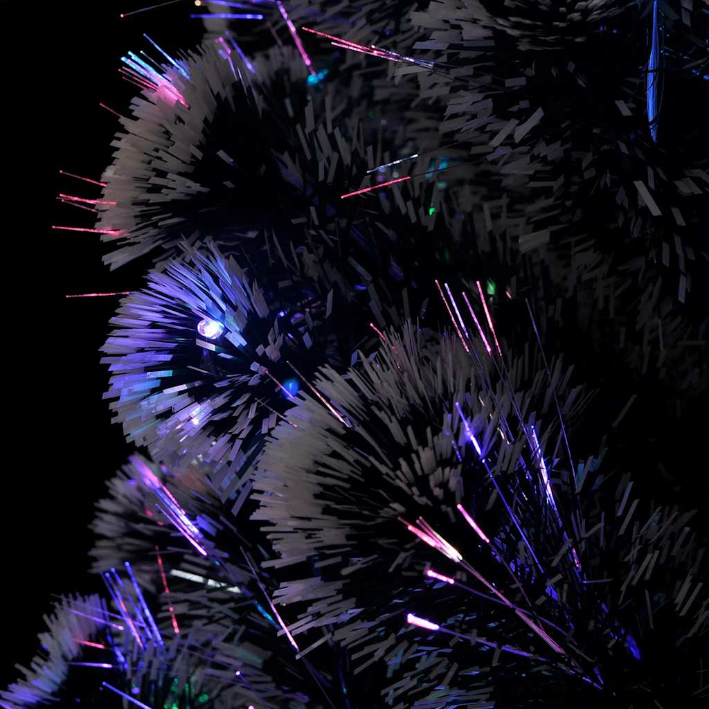 Apšviesta Kalėdų eglutė EMBER GROVE, su stovu ir LED, 210cm., optinis pluoštas
