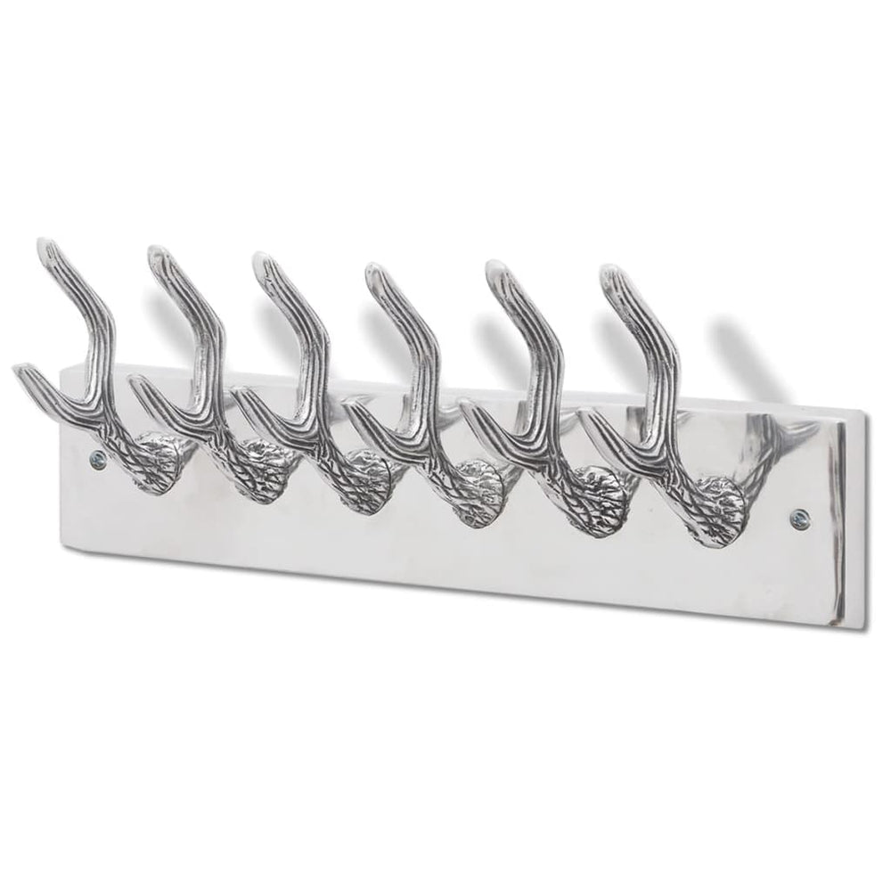 Aluminium Clothes and Coat Hanger, Silver Coloured
