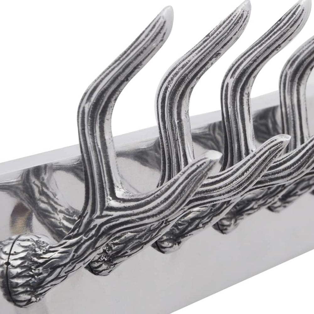 Aluminium Clothes and Coat Hanger, Silver Coloured