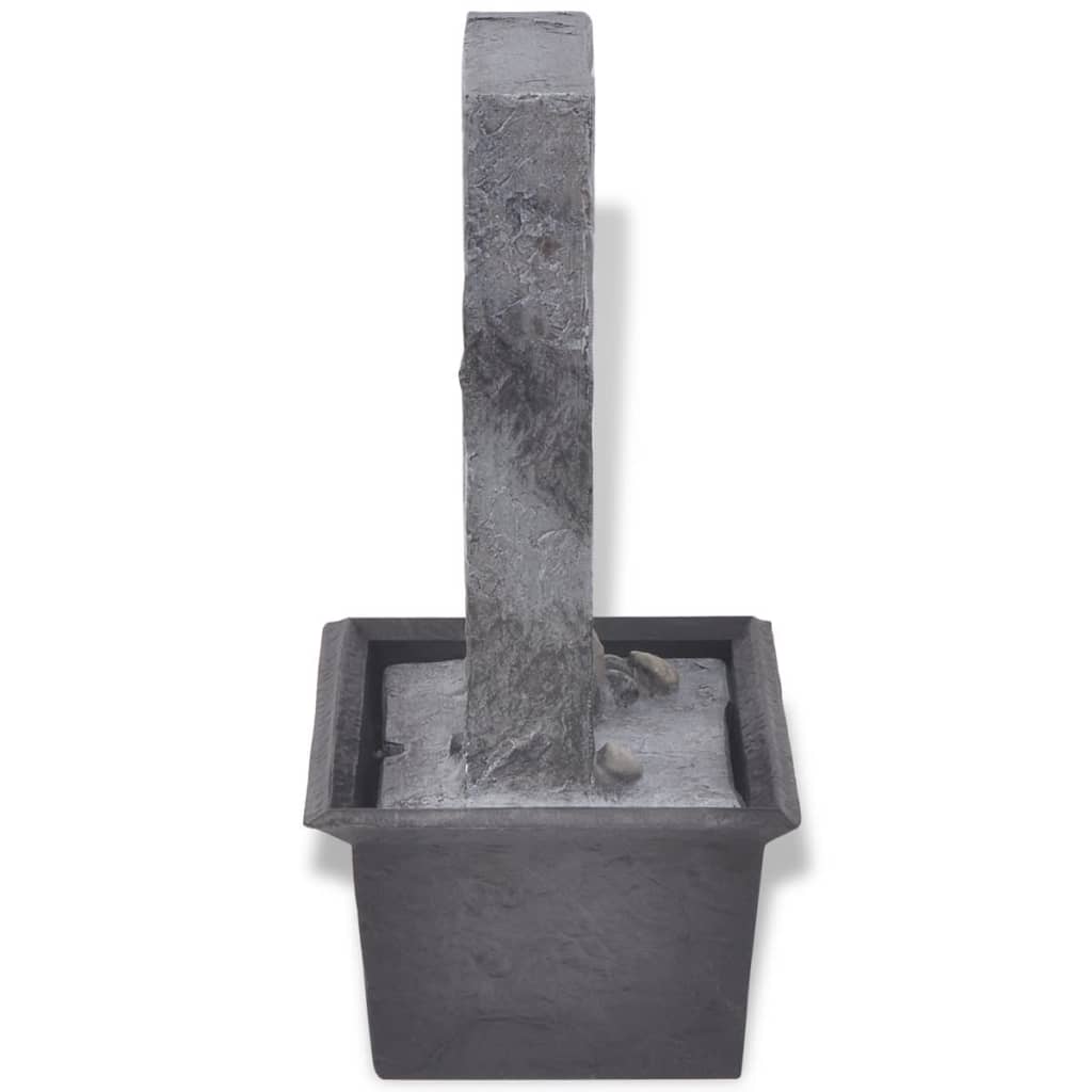 Indoor Fountain with LED Lighting, Polyresin