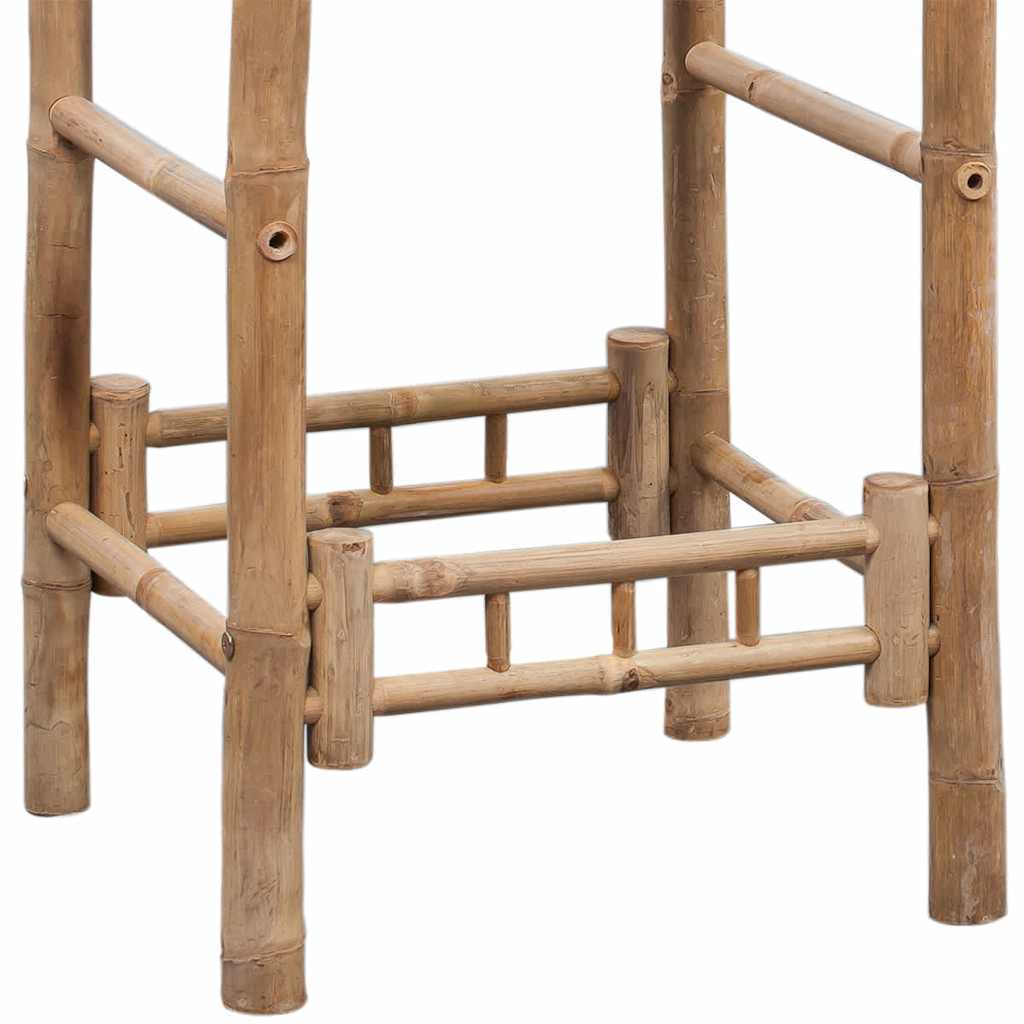 Bar stools, 2 pcs., bamboo
