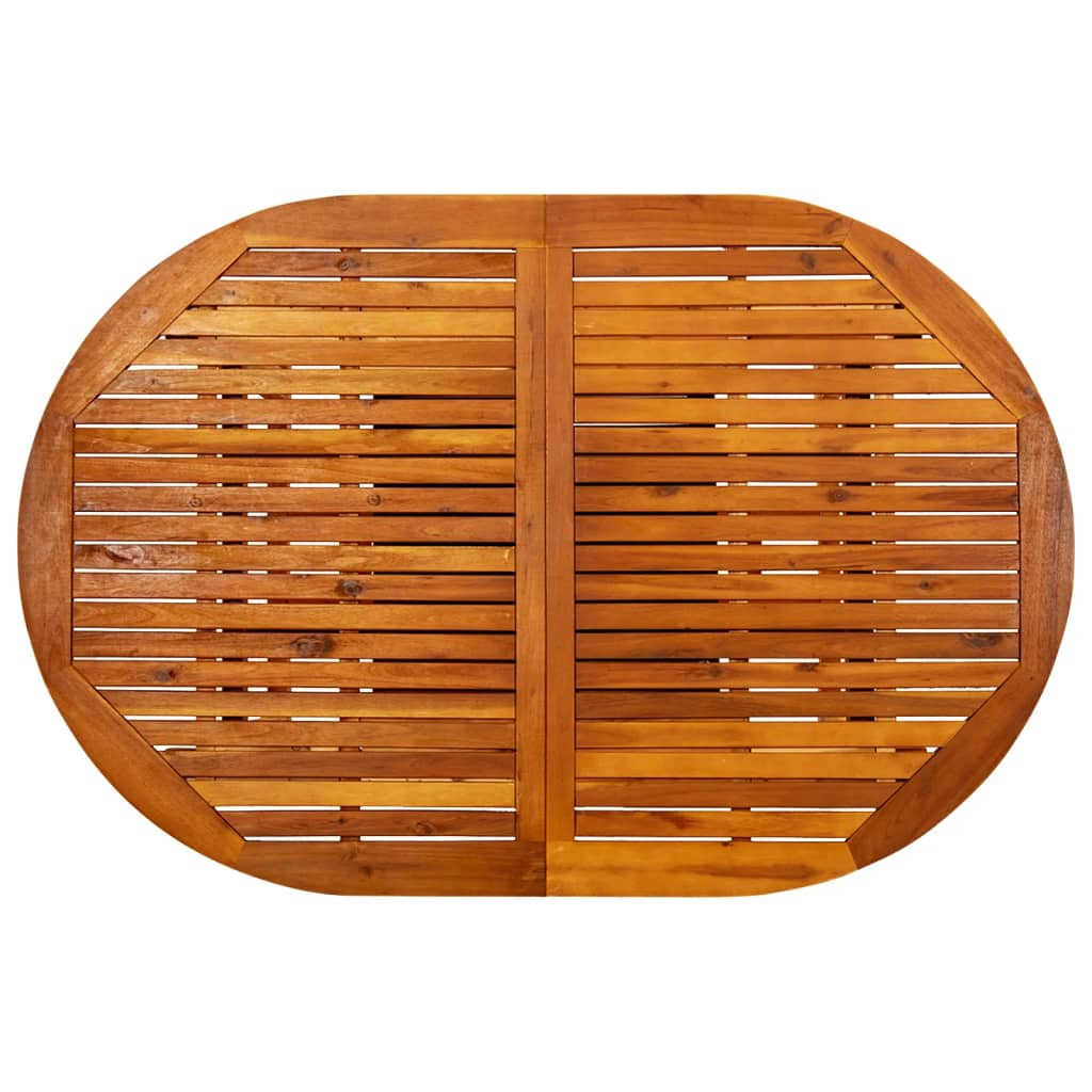 Garden table, 200x100x75 cm, solid acacia wood