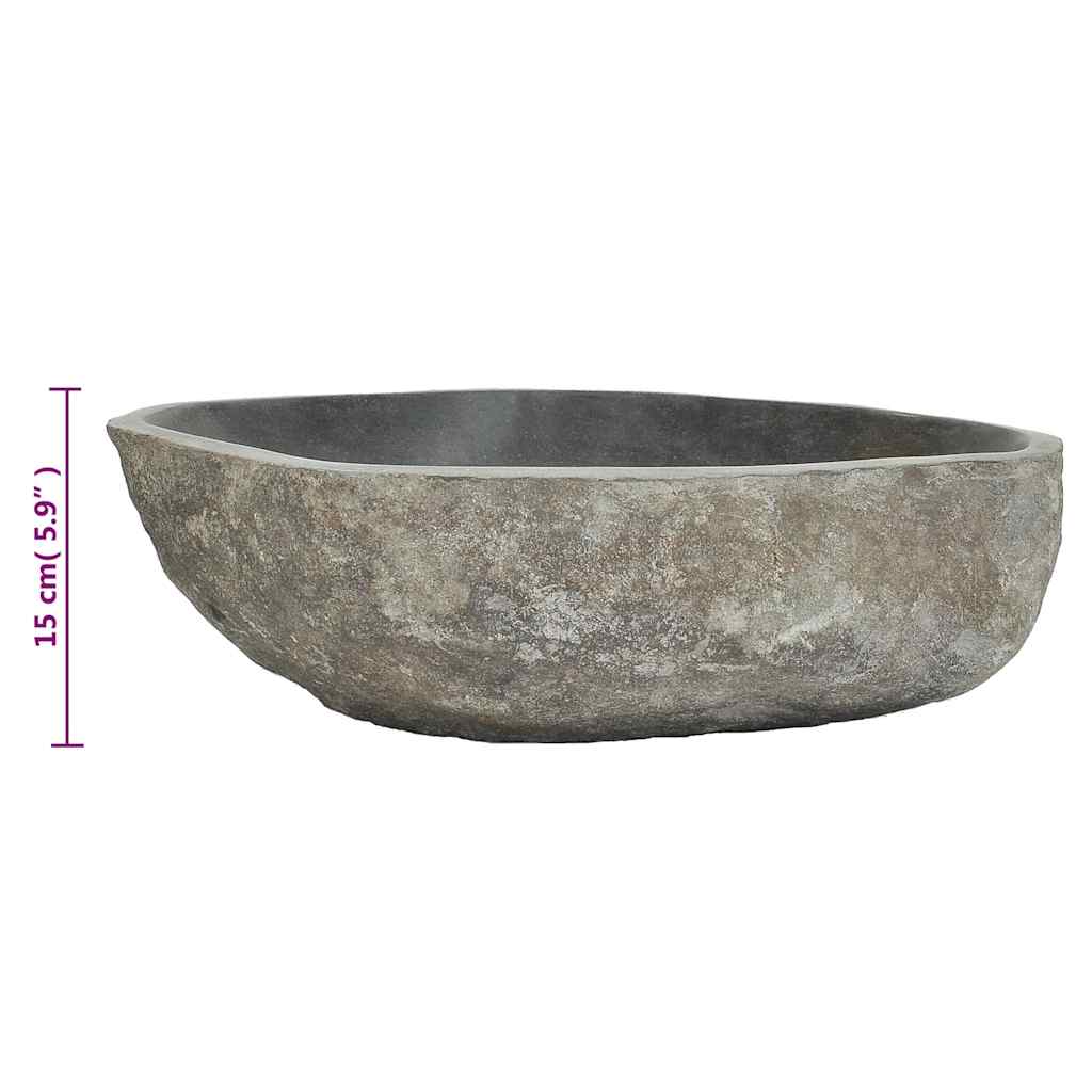 Izlietne, (45-53)x(34-41)cm, upes akmens, ovāla veida