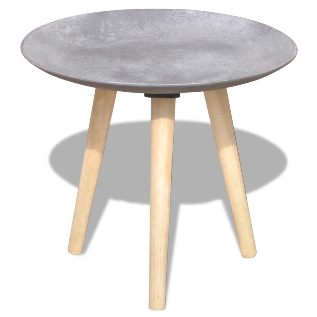2 d. Kavos staliukų komplektas, 55 cm&44 cm, betono pilka sp.