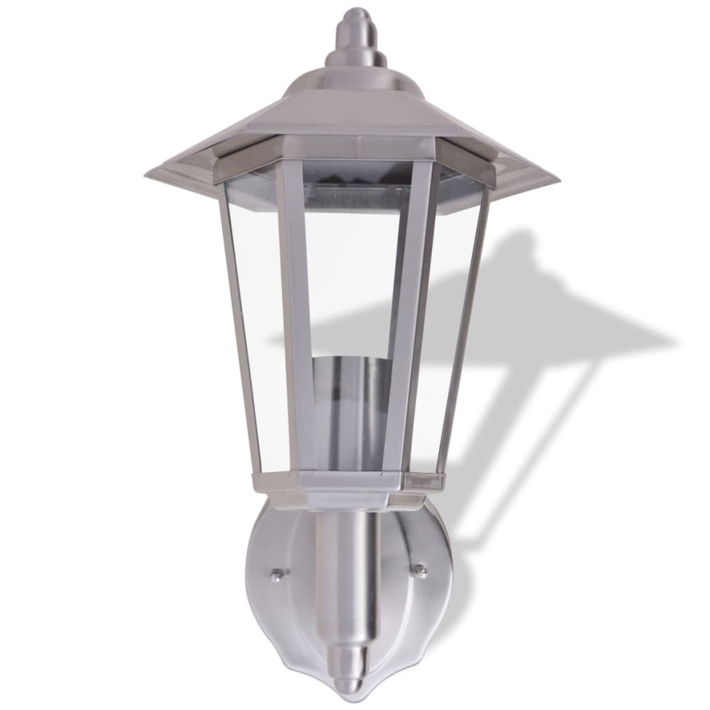 Outdoor wall light, stainless steel