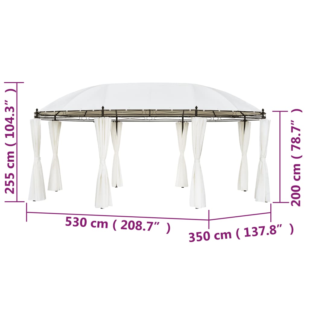 Arbor INDIGO, cream, 530x350cm