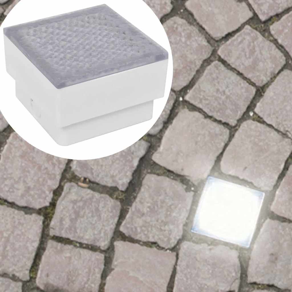 Iegremdējamie LED gaismekļi, 12 gab., 100x100x68mm