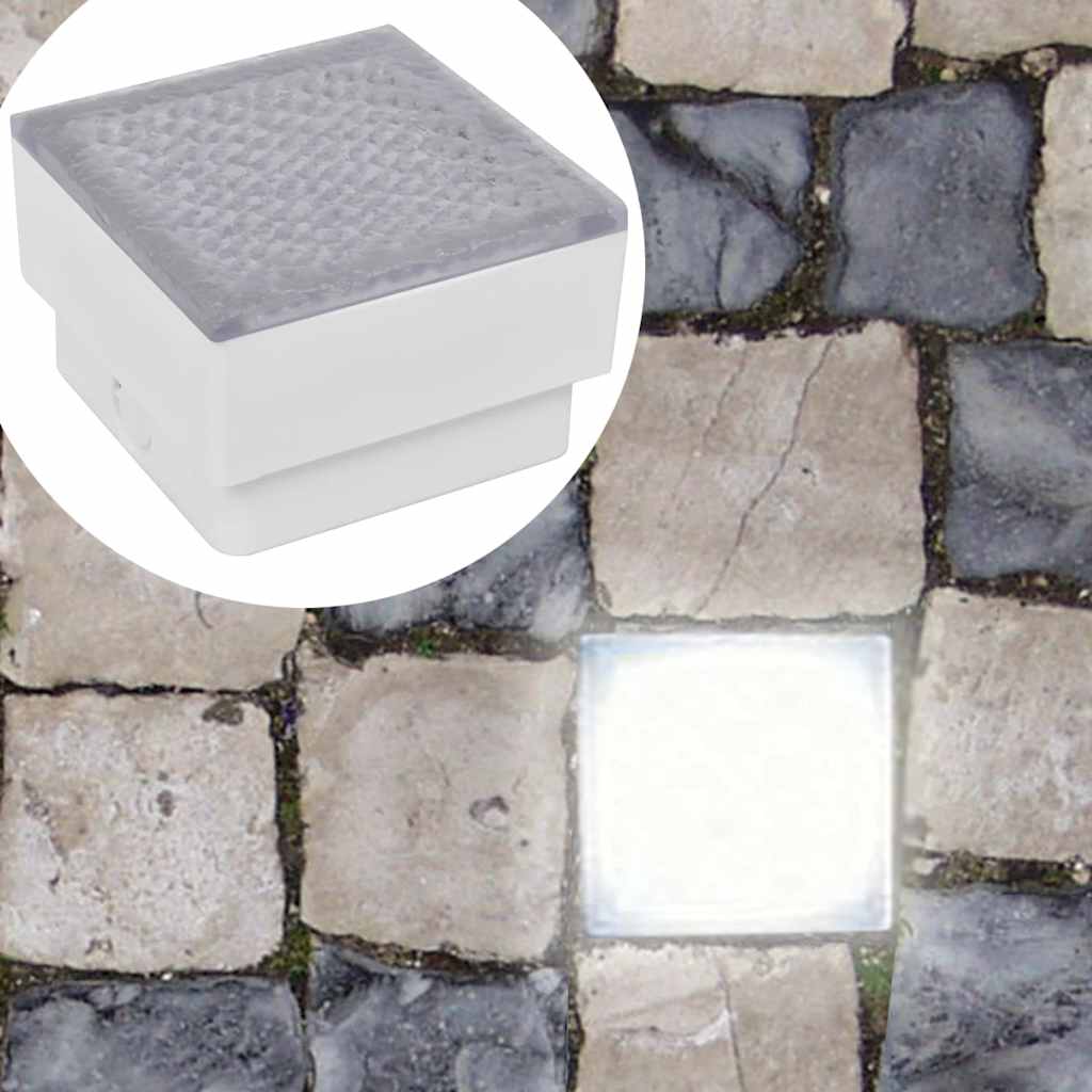 Iegremdējamie LED gaismekļi, 12 gab., 100x100x68mm