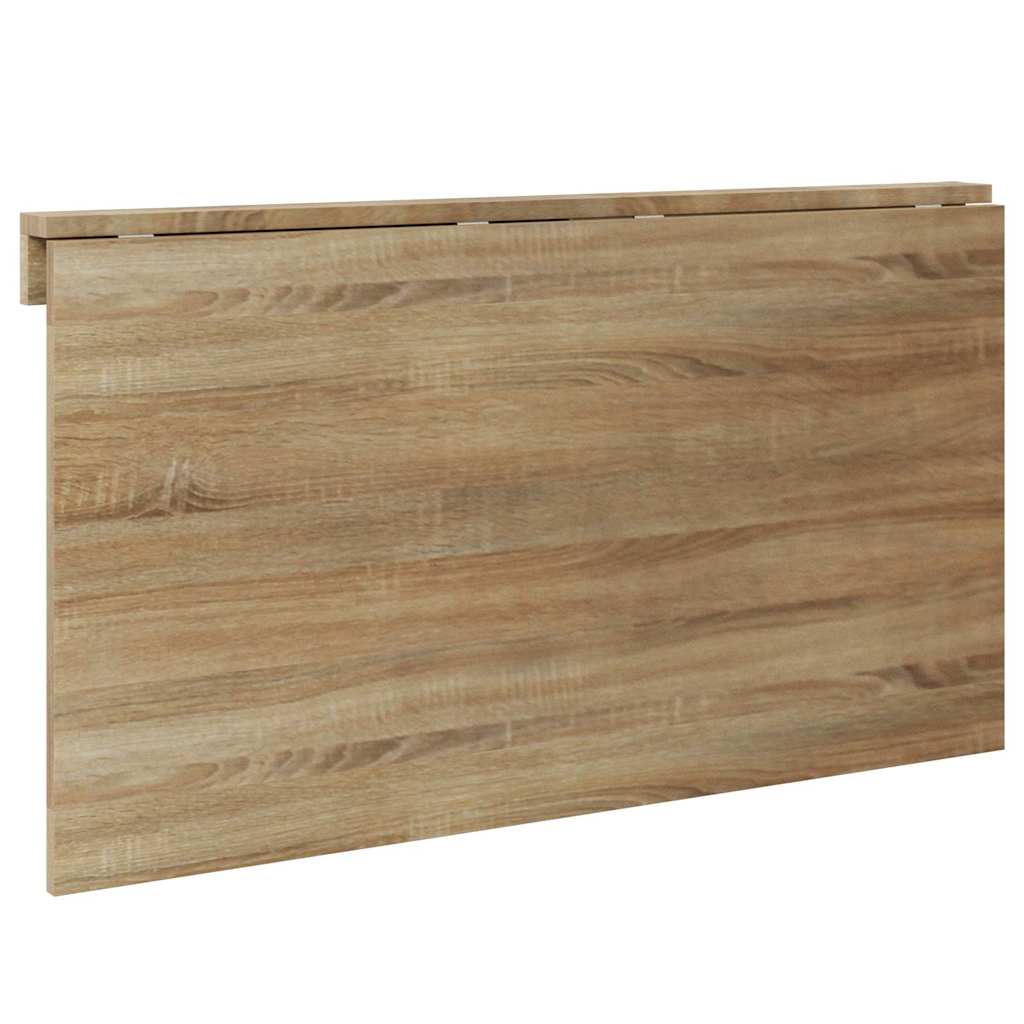 Foldable wall-mounted table, oak, 100x60 cm