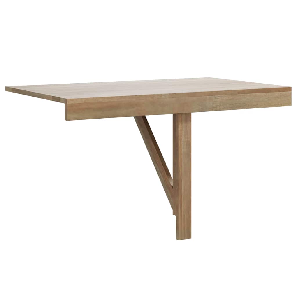 Foldable wall-mounted table, oak, 100x60 cm