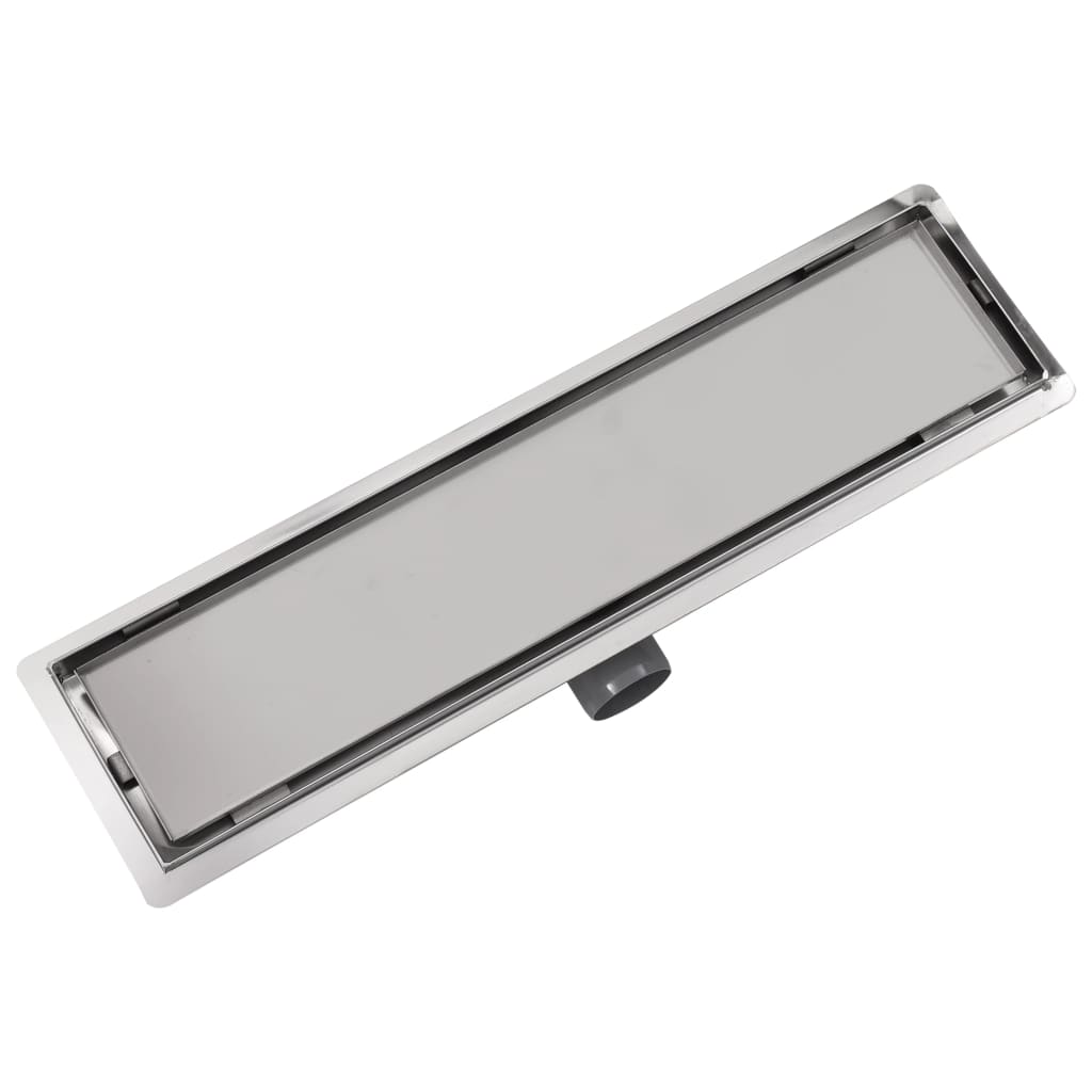 pagarināta dušas palīgranne, nerūsējošais tērauds, 530x140 mm