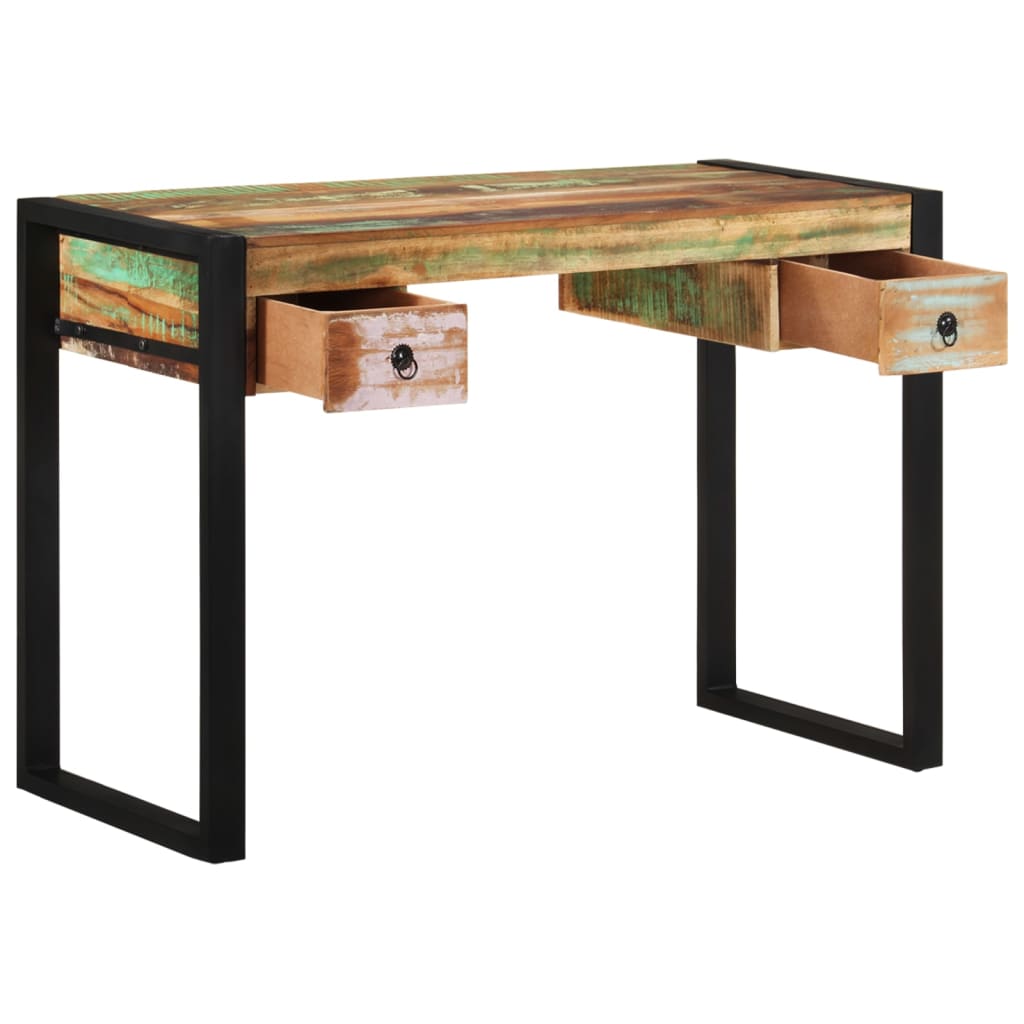 Writing desk, recycled solid wood