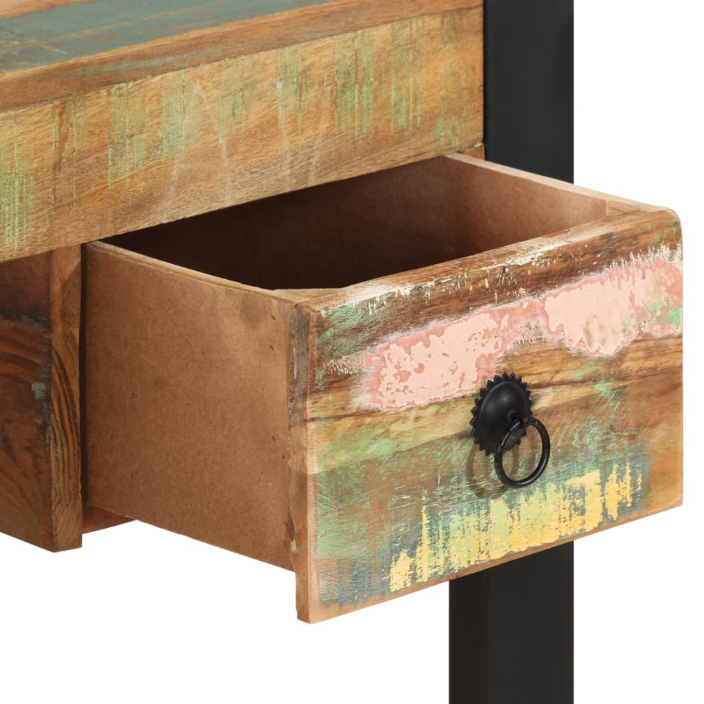 Writing desk, recycled solid wood