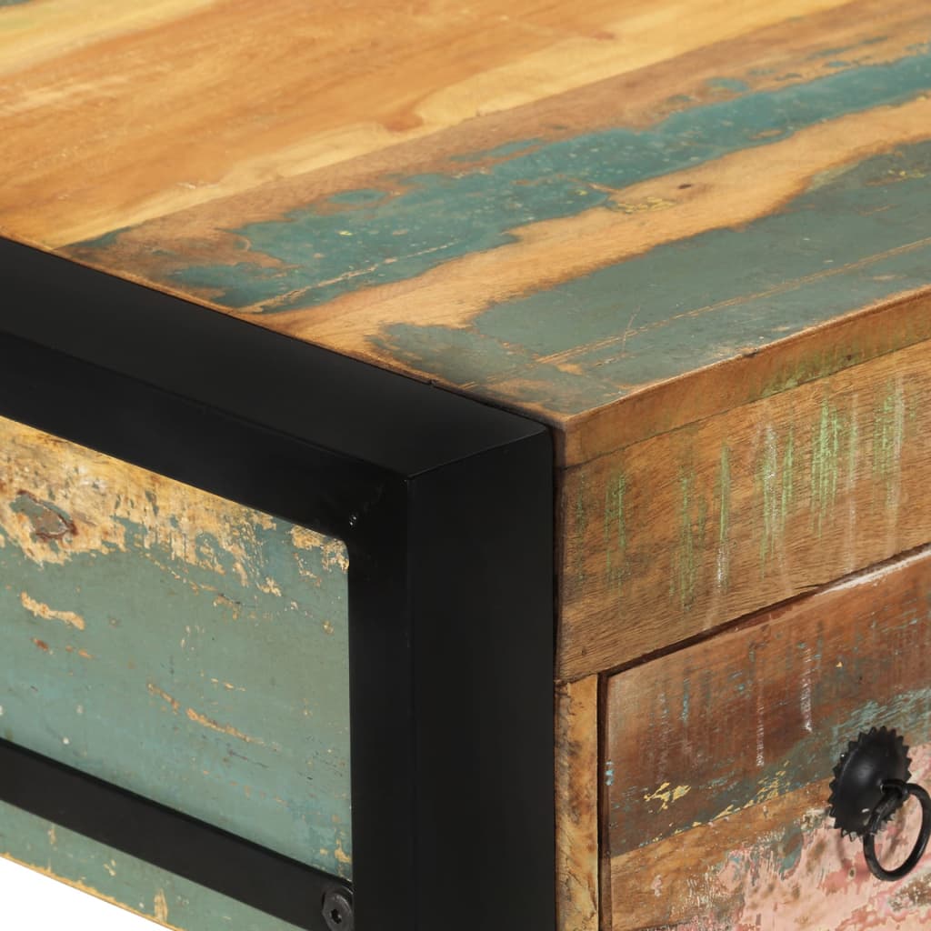 Writing desk, recycled solid wood