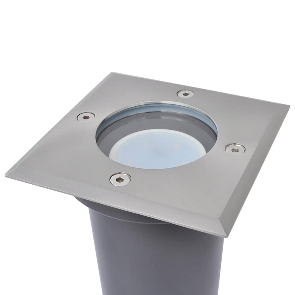 Āra LED gaismekļi ieklāšanai, 3 gab., kvadrātveida