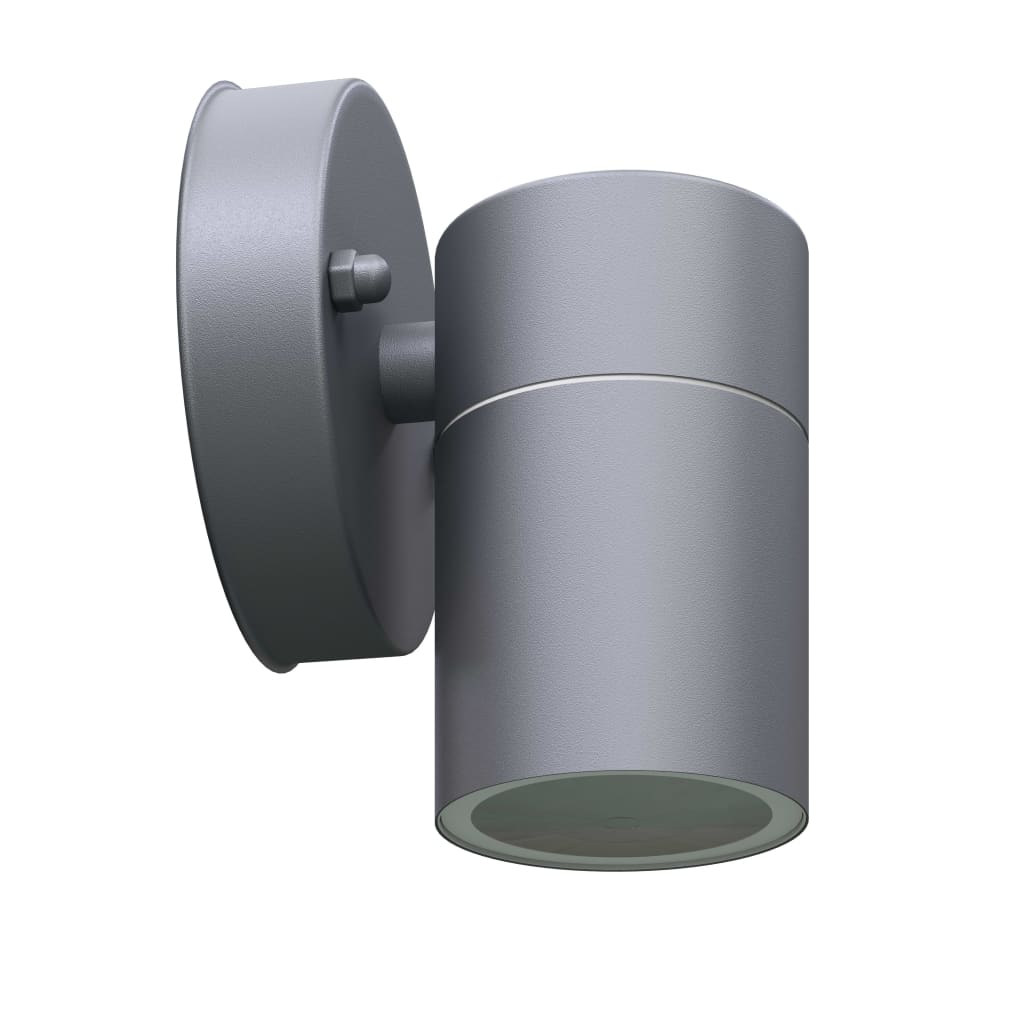 Outdoor wall lights, 2 pcs., stainless steel, downward light