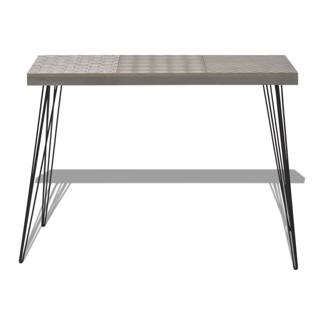 Console table, 90x30x71.5 cm, grey