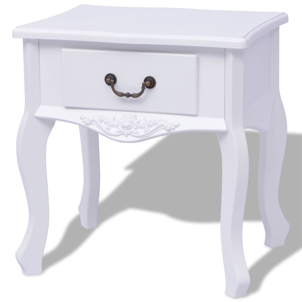 AMBER table, white