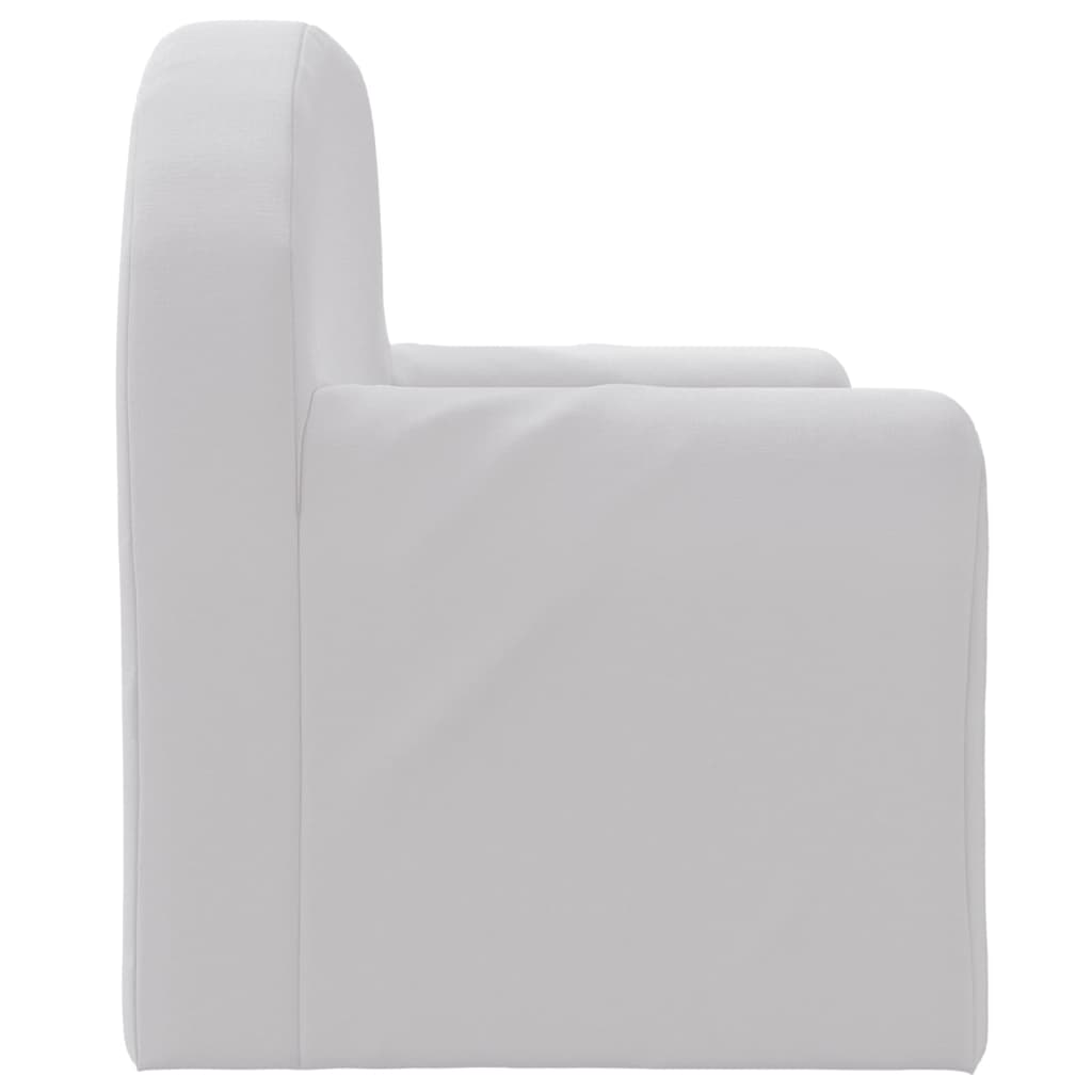 Children's recliner chair, light grey