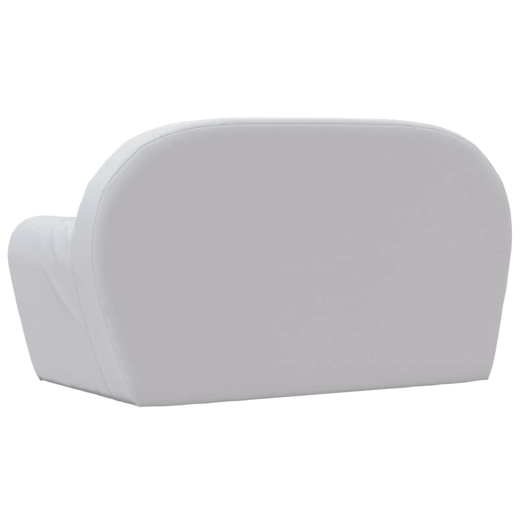 Children's recliner chair, light grey