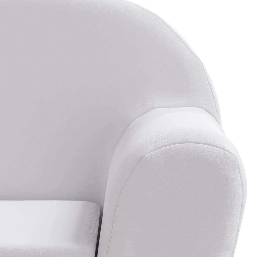 Children's recliner chair, light grey