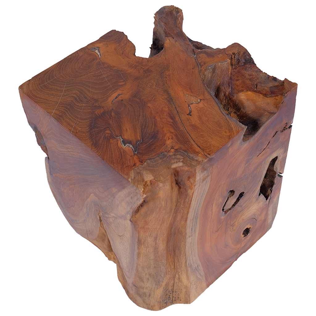 Stool, solid teak wood