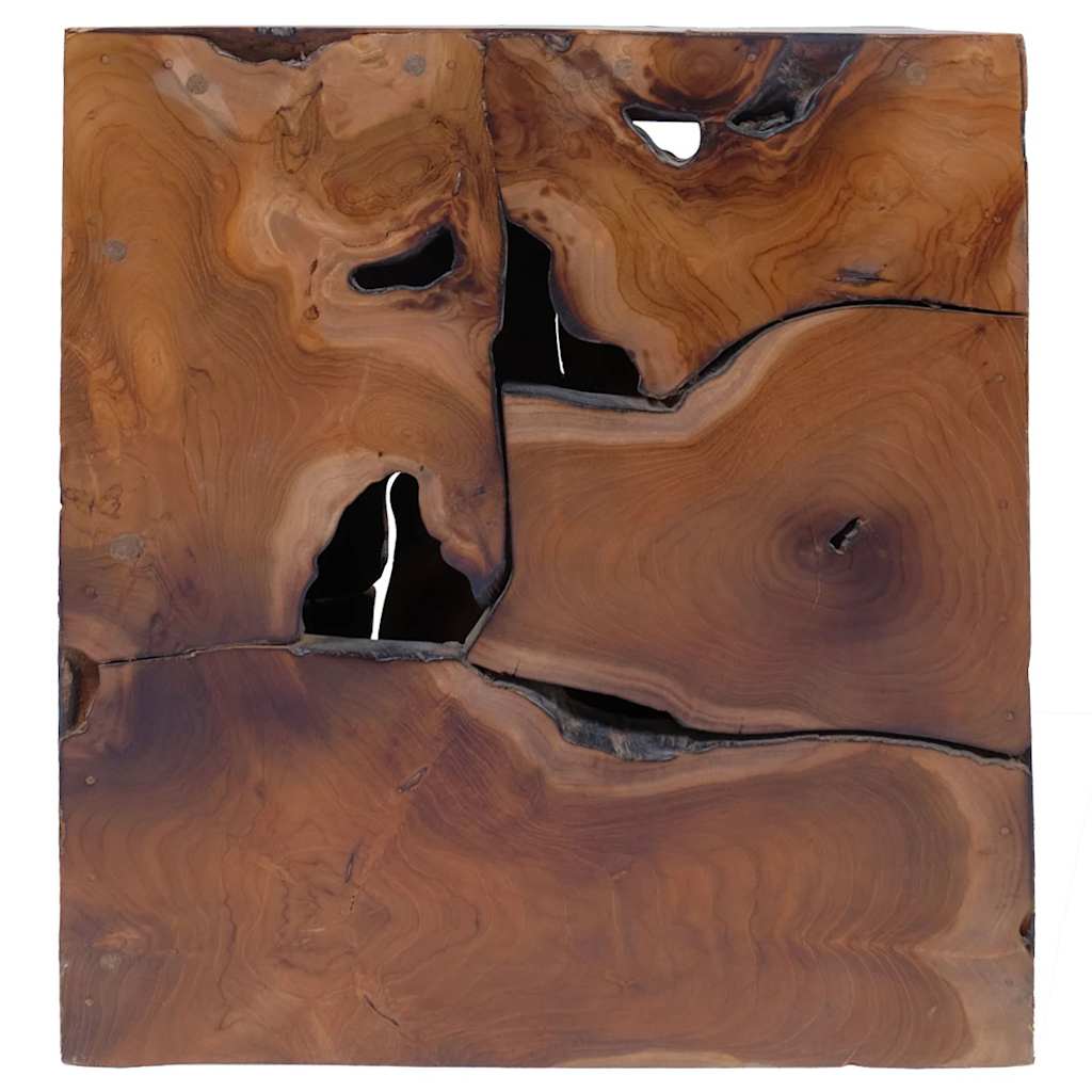 Stool, solid teak wood