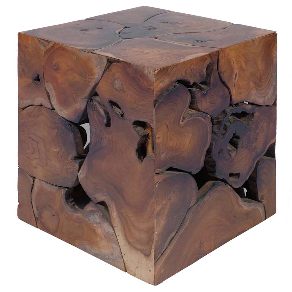 Stool, solid teak wood